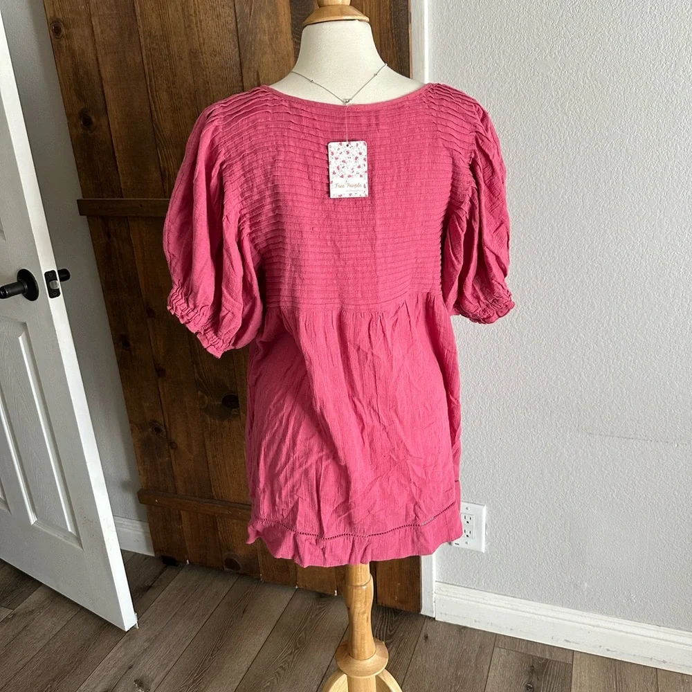 Free People Raspberry Blouse - Picture 2 of 4